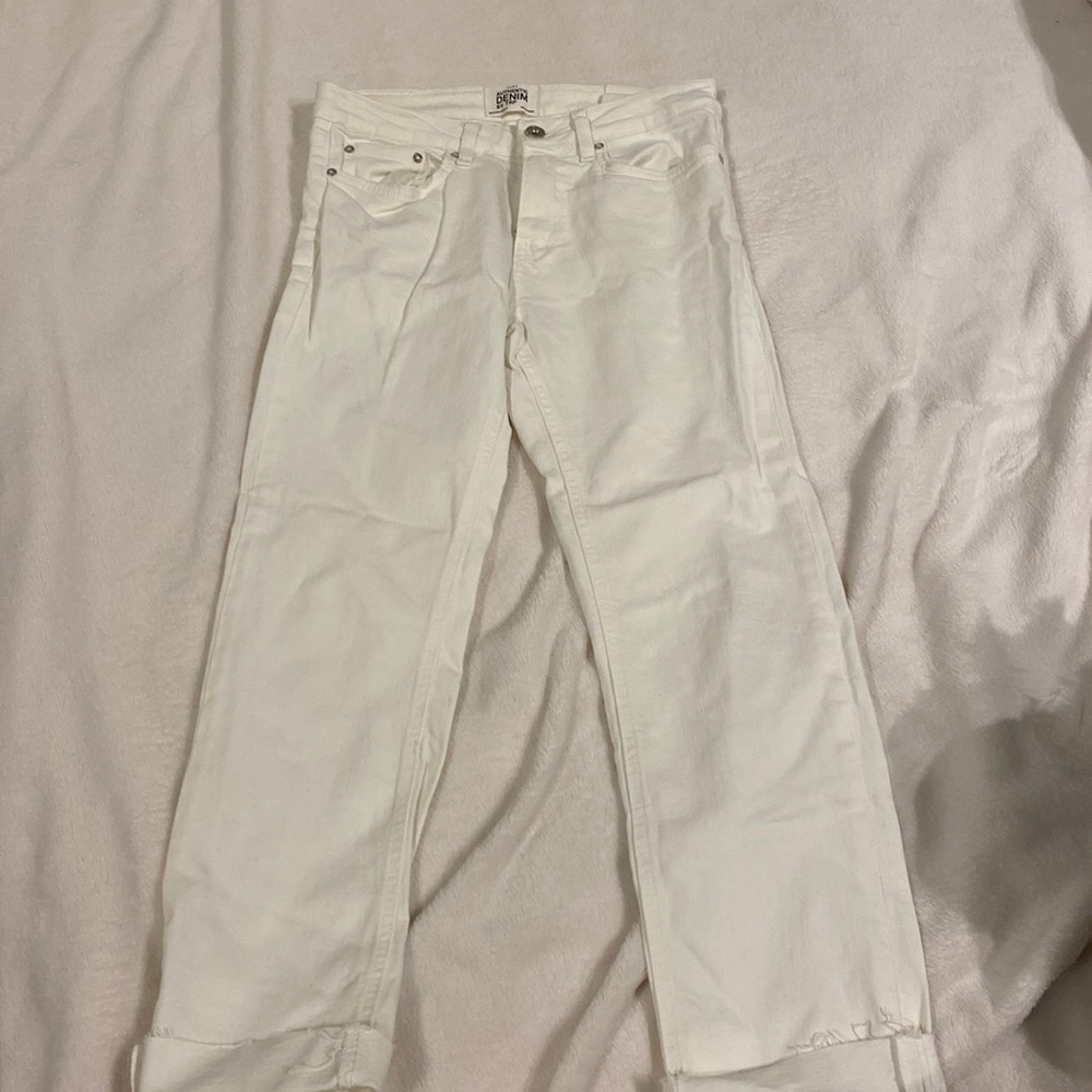 Zara white jeans